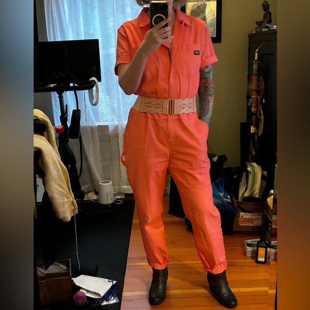 Wildfang The essential coverall, coral